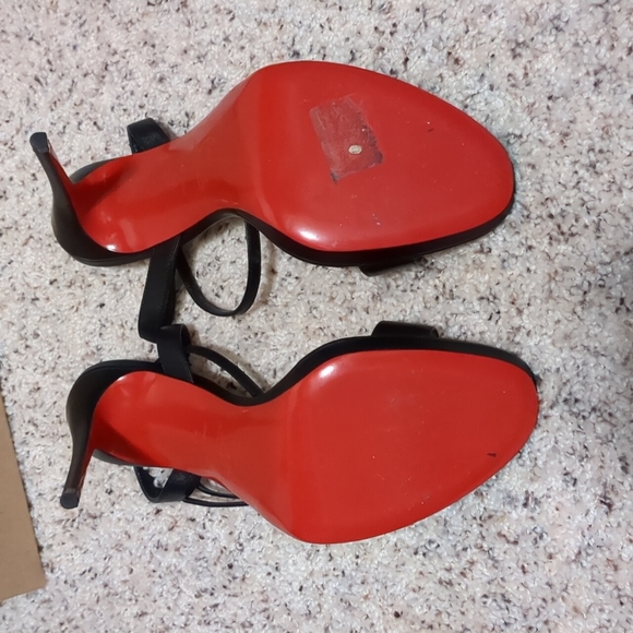 Christian Louboutin open toed heels size US 7 EUR 38 - Picture 2 of 3